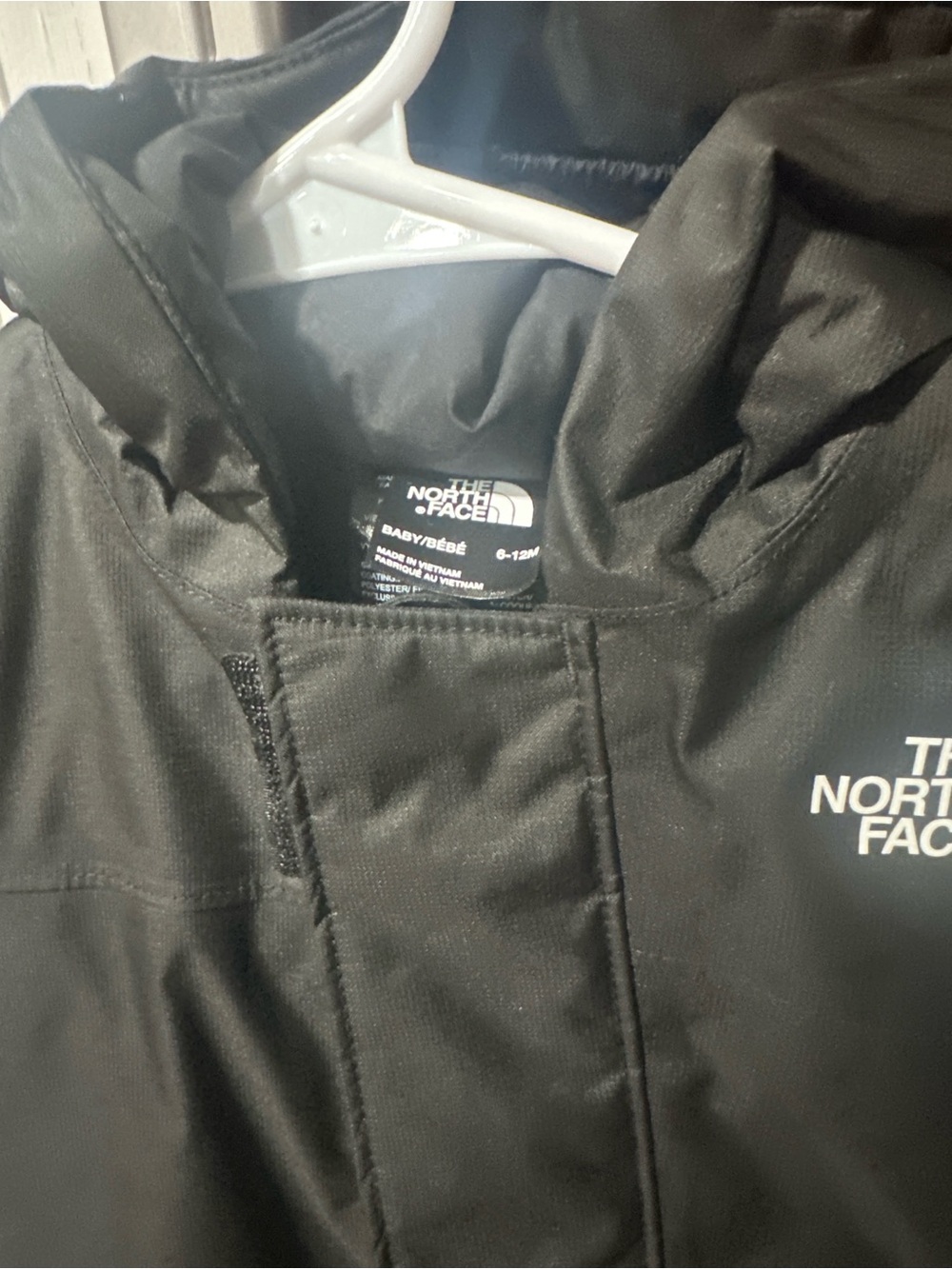 The North Face Black Baby Waterproof Hooded Jacket - Picture 5 of 5